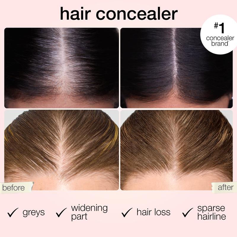 Hair Concealer – Instantly Covers Gray Roots & Thinning Hair