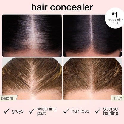 Hair Concealer – Instantly Covers Gray Roots & Thinning Hair