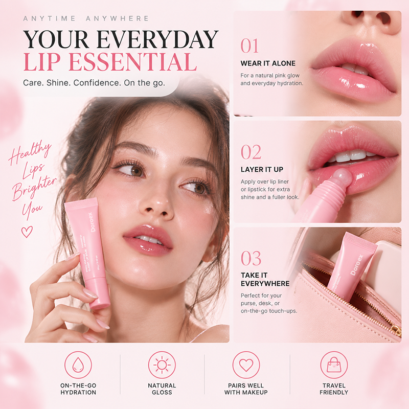 PDRN Peptide Glossy Lip Balm – Hydrating Lip Care
